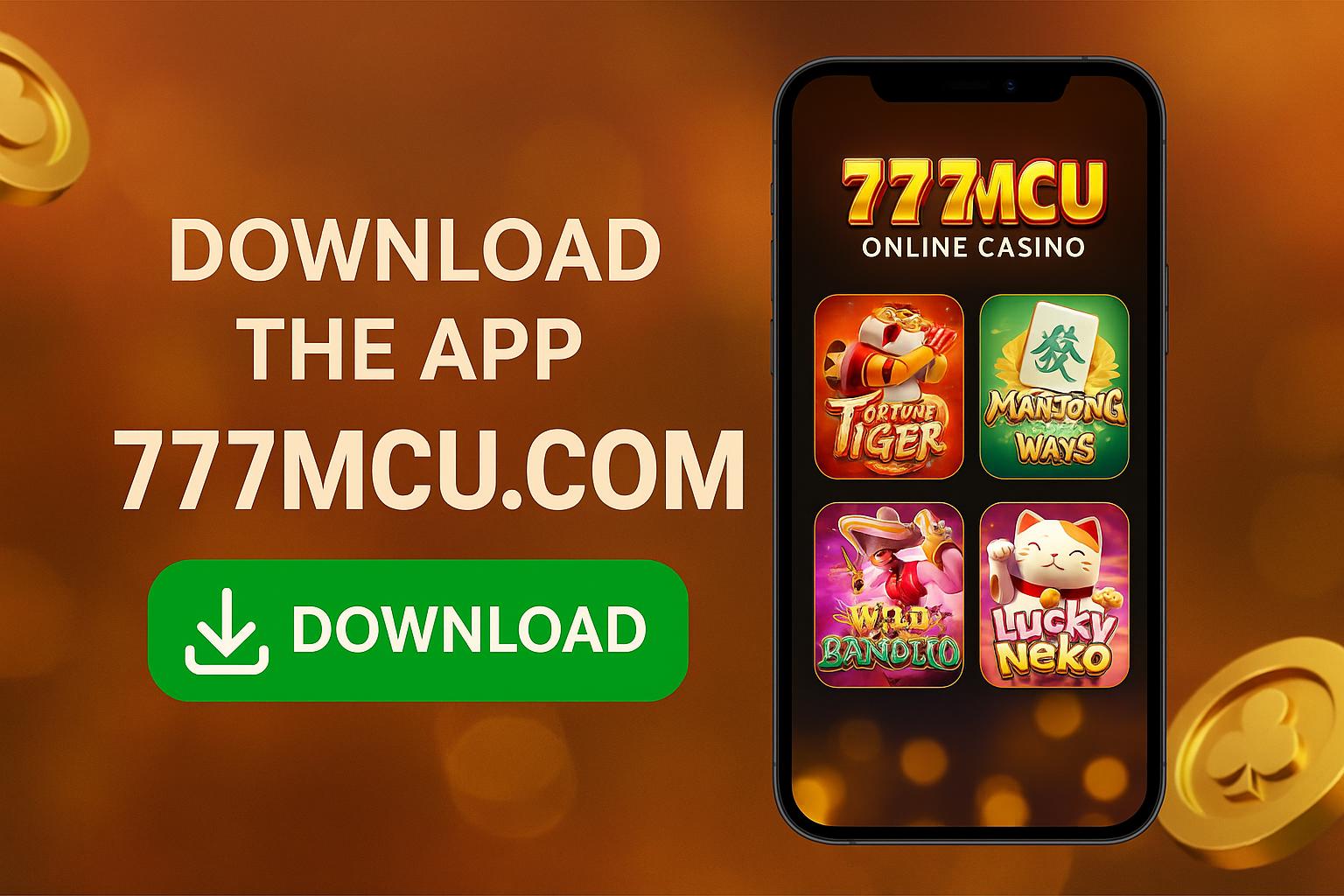 Baixar o 777MCU.COM Cassino App